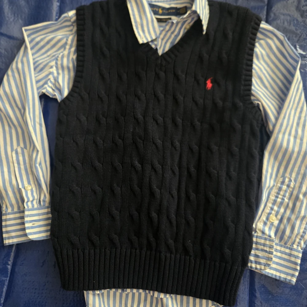 Polo by Ralph Lauren Black and Blue Kids Matching Set - Picture 1 of 7